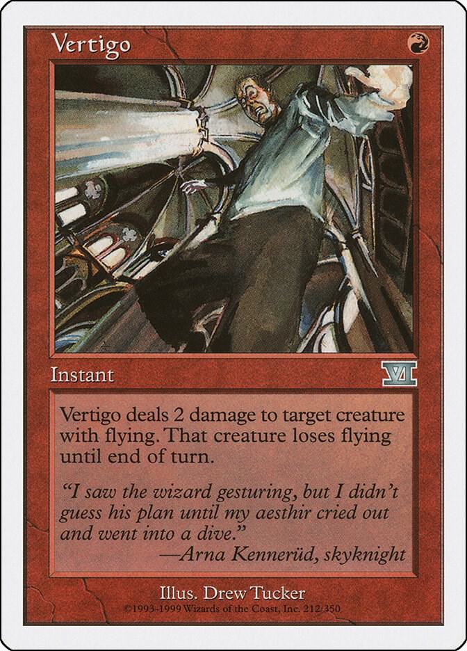 Vertigo 212 card from Classic Sixth Edition