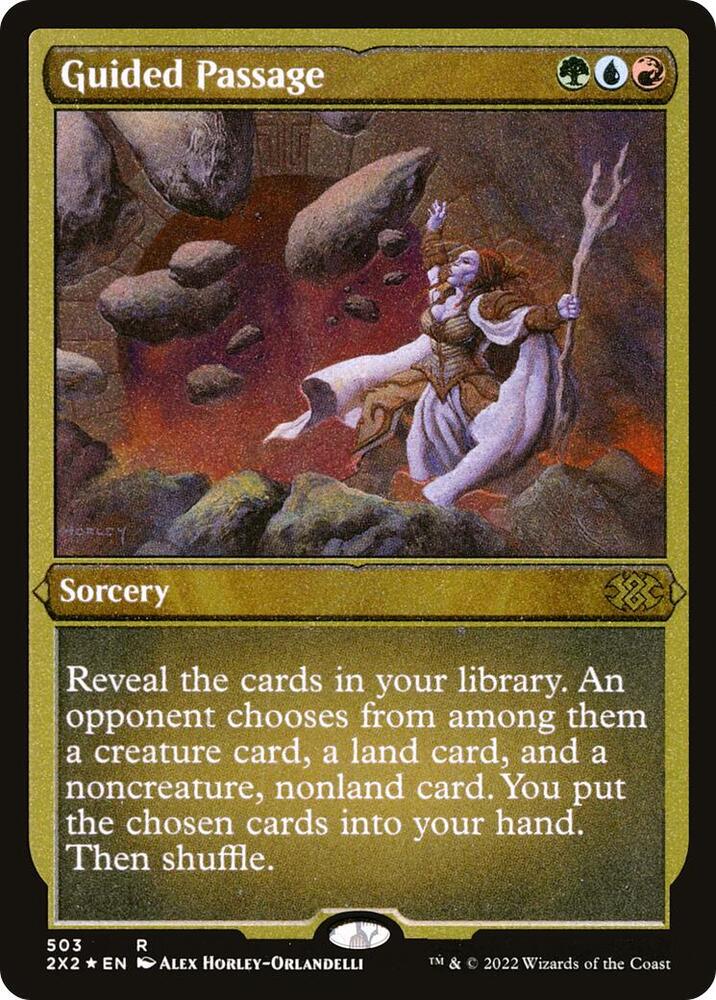 Guided Passage (Foil Etched) 503 card from Double Masters 2022