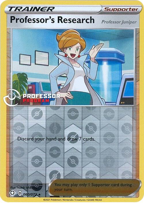 Professor's Research (2021) 060/072 card from Professor Program Promos