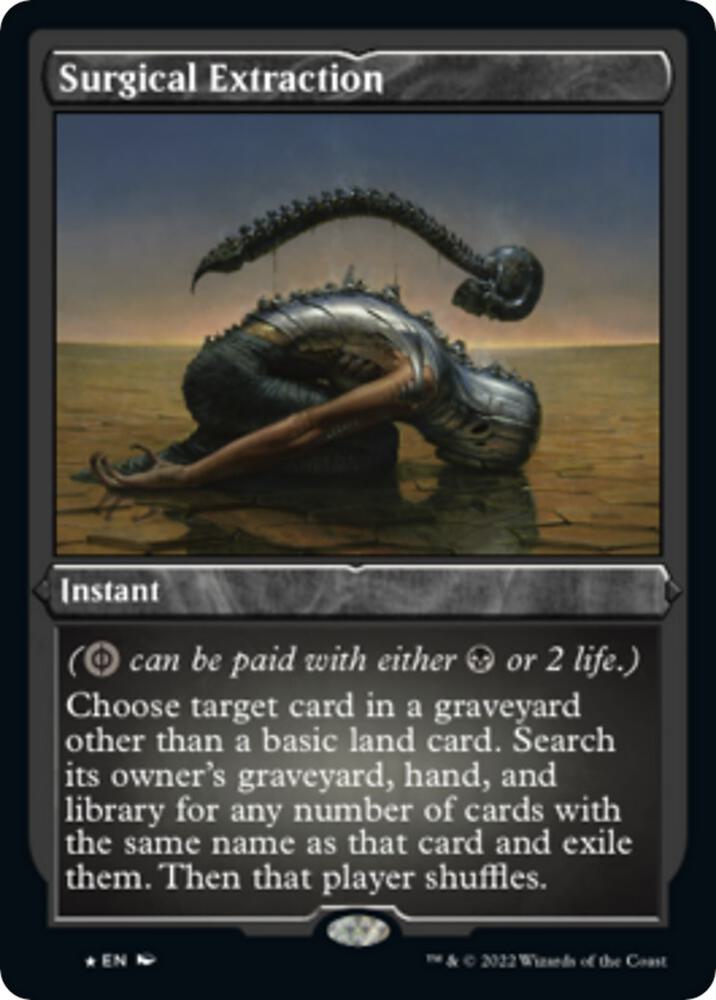 Surgical Extraction (Foil Etched) 444 card from Double Masters 2022