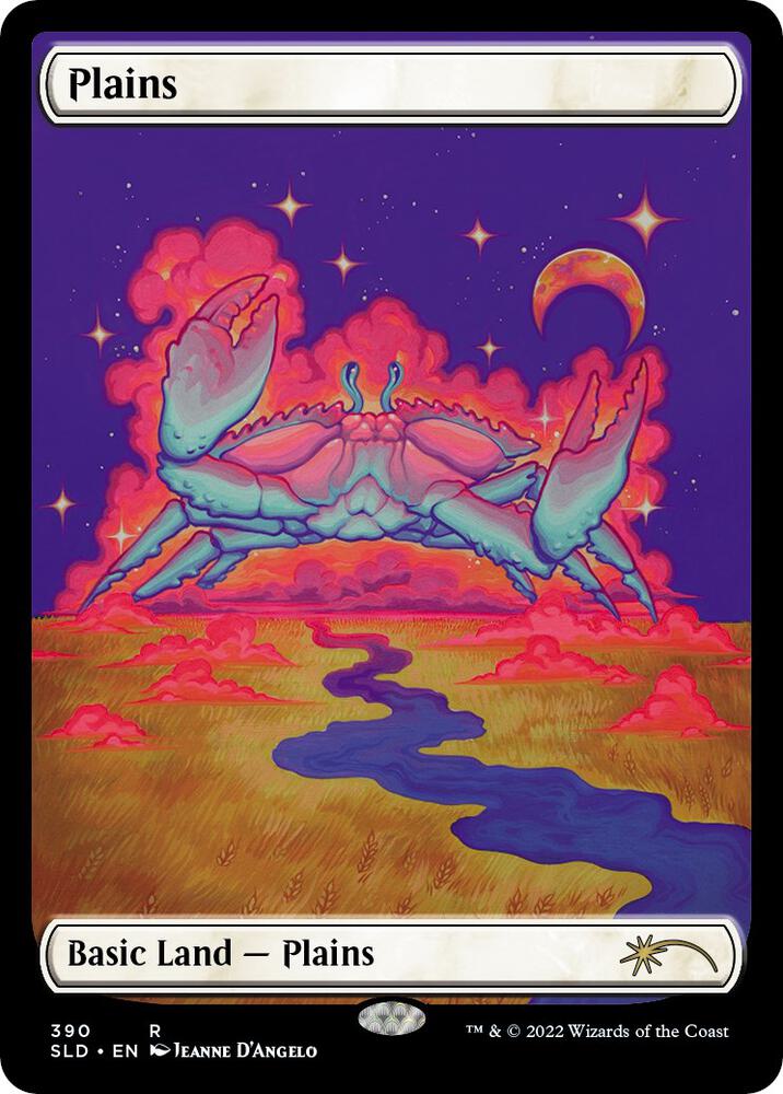 Plains 390 card from Secret Lair Drop Series