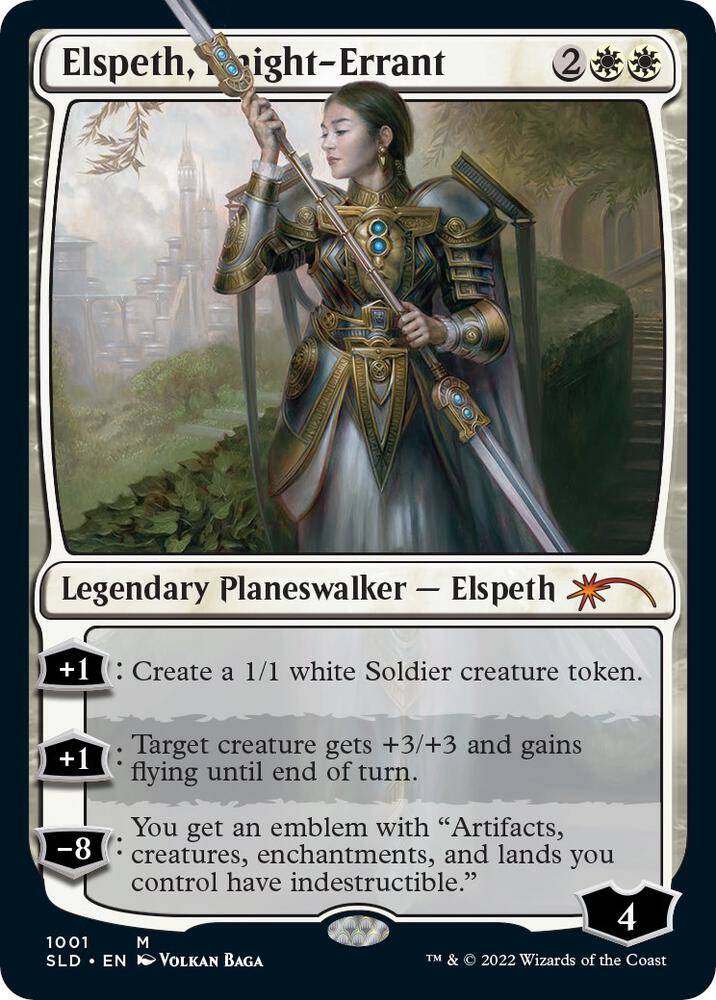 Elspeth, Knight-Errant 1001 card from Secret Lair Drop Series