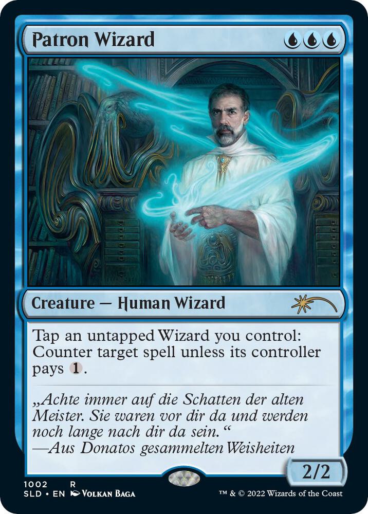Patron Wizard 1002 card from Secret Lair Drop Series