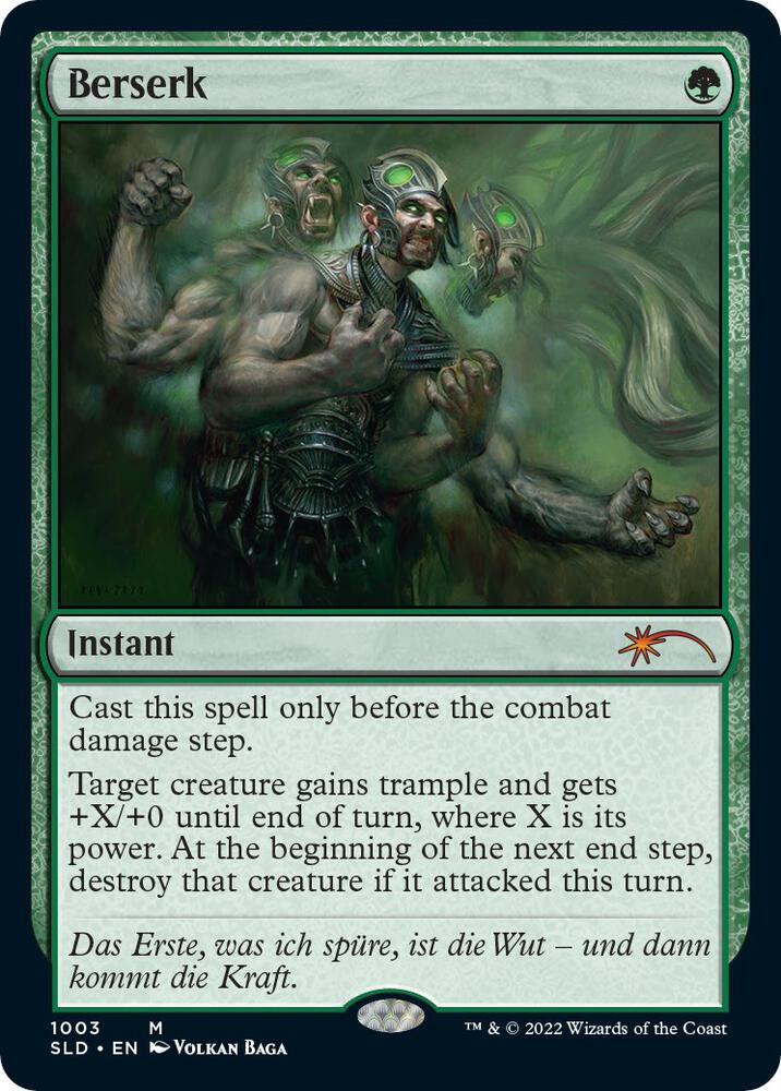 Berserk 1003 card from Secret Lair Drop Series