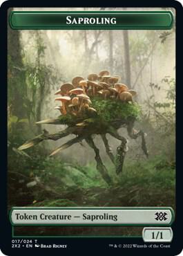 Saproling // Eldrazi Scion Double-Sided Token 17 // 1 card from Double Masters 2022