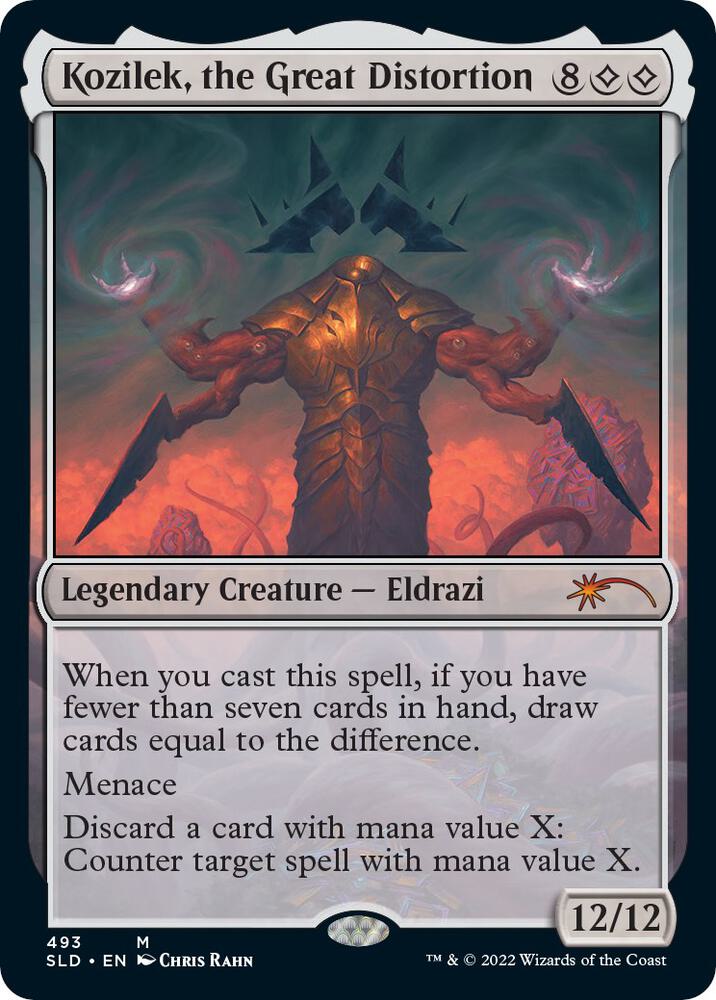 Kozilek, the Great Distortion 493 card from Secret Lair Drop Series