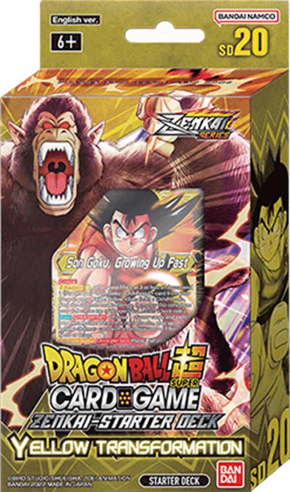 Starter Deck 20: Yellow Transformation card from Dawn of the Z-Legends