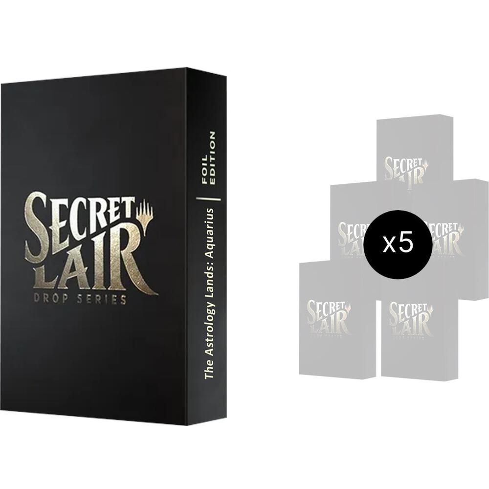 Secret Lair Drop: Astrology Lands (Aquarius) Bundle - Traditional Foil Edition sealed product from Secret Lair Drop Series