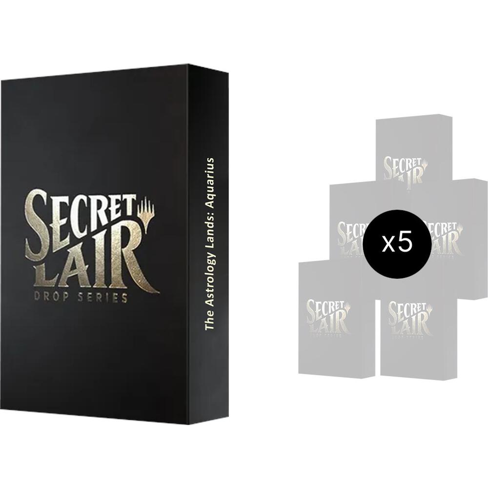 Secret Lair Drop: Astrology Lands (Aquarius) Bundle - Non-Foil Edition sealed product from Secret Lair Drop Series