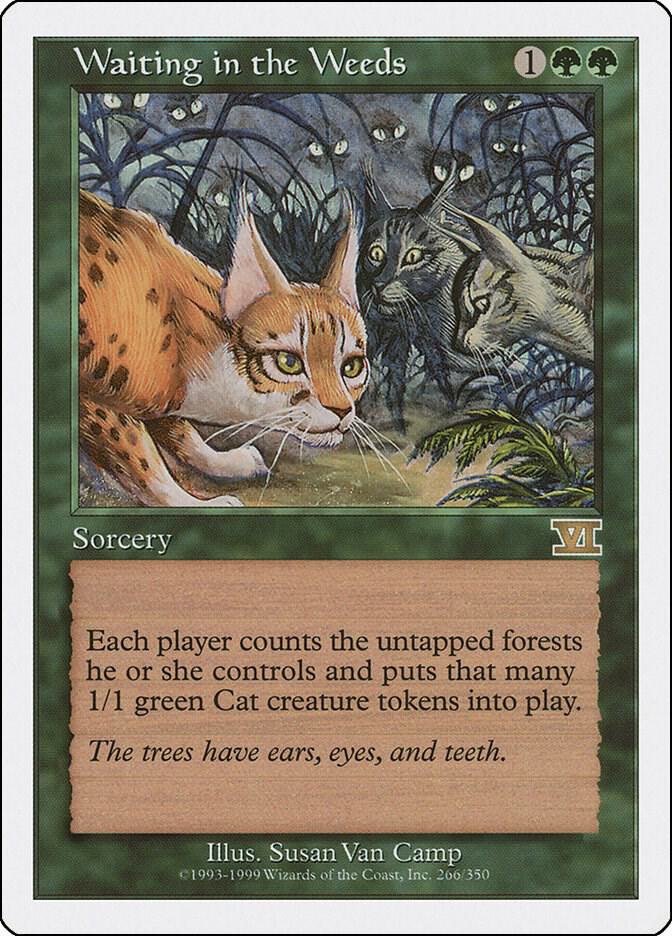 Waiting in the Weeds 266 card from Classic Sixth Edition
