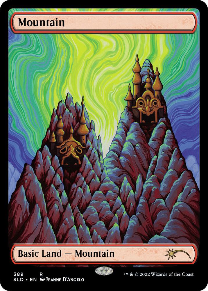 Mountain 389 card from Secret Lair Drop Series