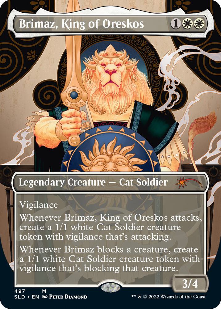 Brimaz, King of Oreskos 497 card from Secret Lair Drop Series