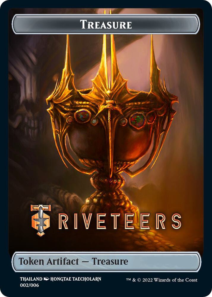 Treasure Token (Riveteers) [SEA Exclusive] 2 card from Streets of New Capenna