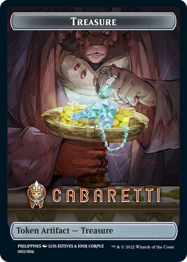 Treasure Token (Cabaretti) [SEA Exclusive] 3 card from Streets of New Capenna
