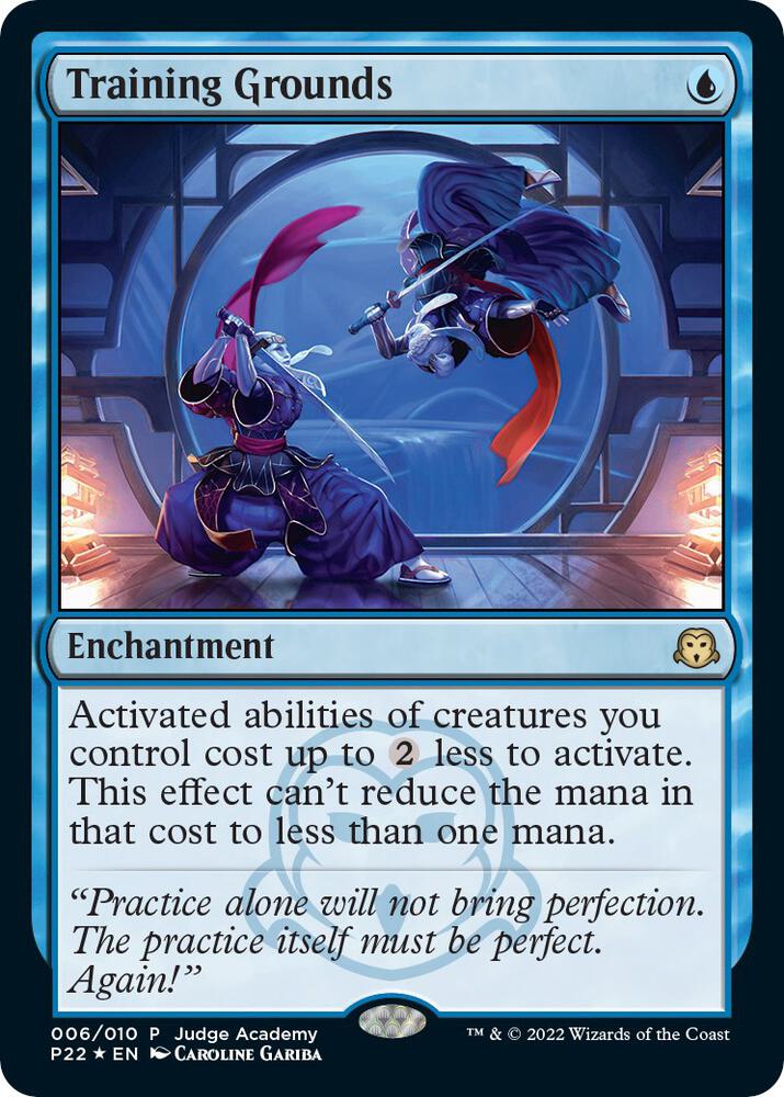 Training Grounds 6 card from Judge Promos
