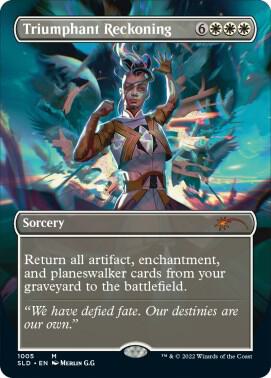Triumphant Reckoning 1005 card from Secret Lair Drop Series