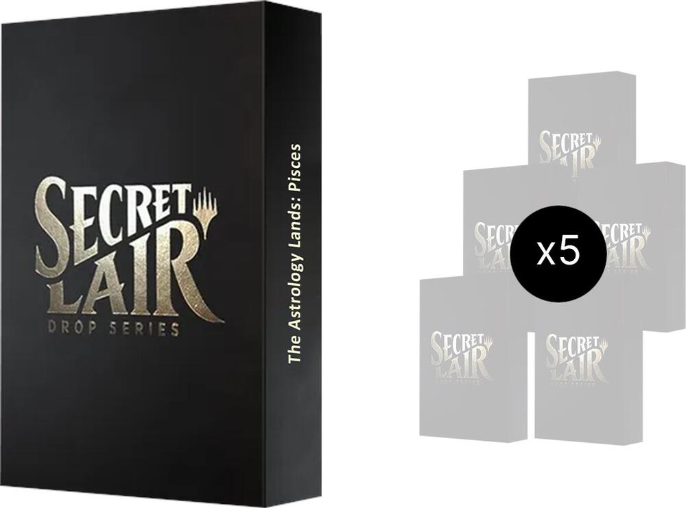 Secret Lair: Astrology Lands (Pisces) Bundle - Non-Foil Edition sealed product from Secret Lair Drop Series