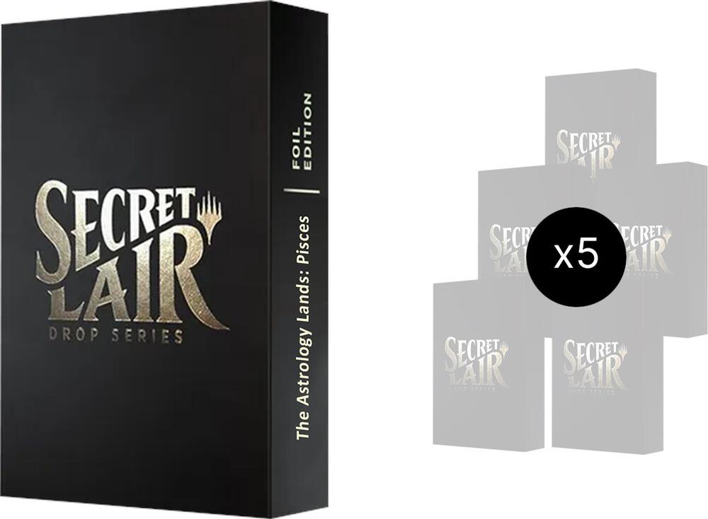 Secret Lair: Astrology Lands (Pisces) Bundle - Traditional Foil Edition sealed product from Secret Lair Drop Series