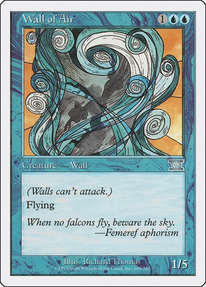 Wall of Air 105 card from Classic Sixth Edition