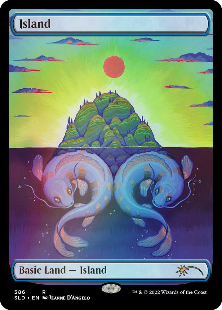 Island 386 card from Secret Lair Drop Series