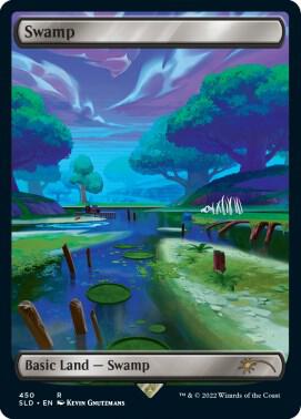 Swamp 450 card from Secret Lair Drop Series