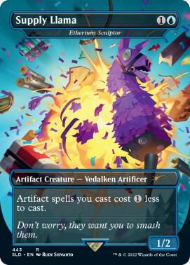 Supply Llama - Etherium Sculptor 443 card from Secret Lair Drop Series