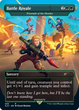 Battle Royale - Triumph of the Hordes 445 card from Secret Lair Drop Series