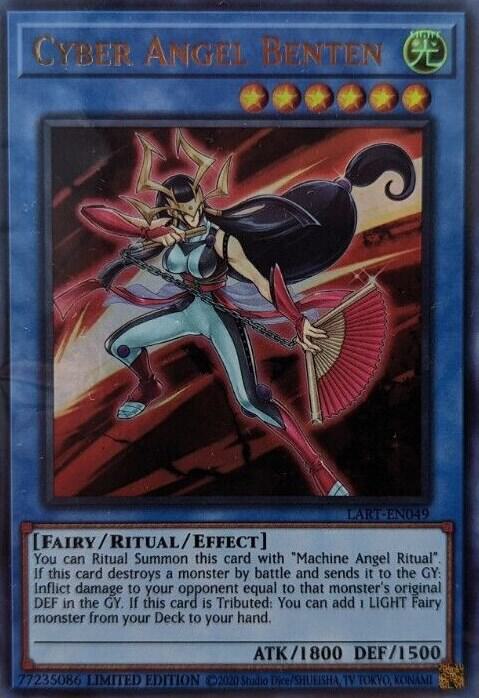 Cyber Angel Benten LART-EN049 card from The Lost Art Promotion