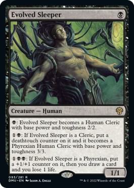 Evolved Sleeper 93 card from Dominaria United