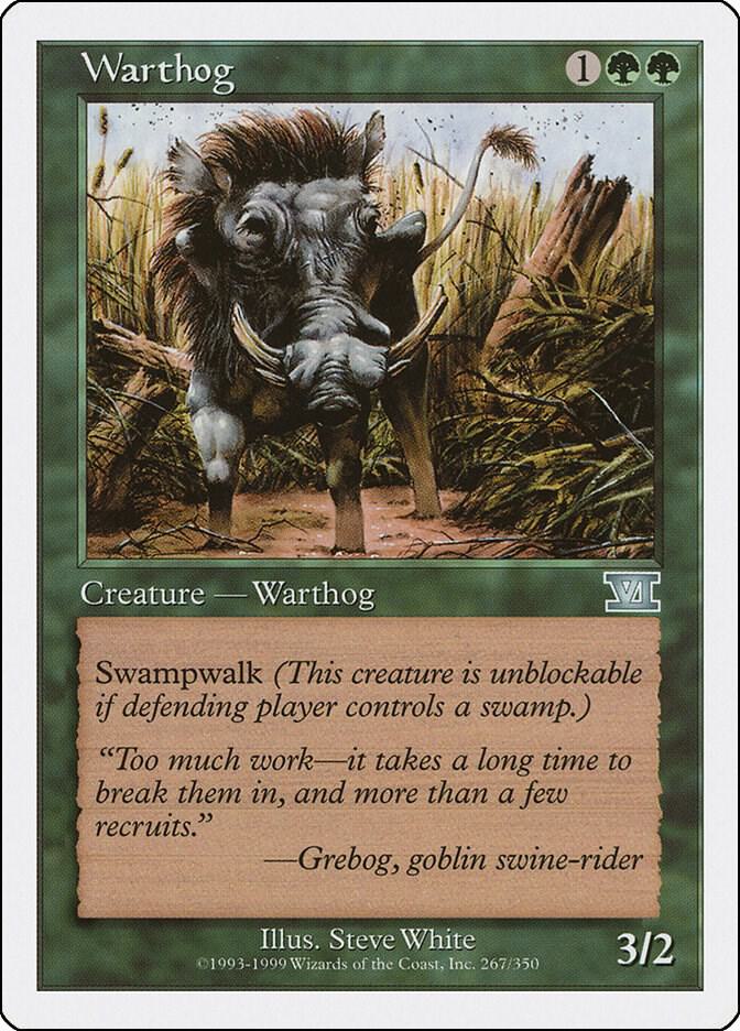 Warthog 267 card from Classic Sixth Edition