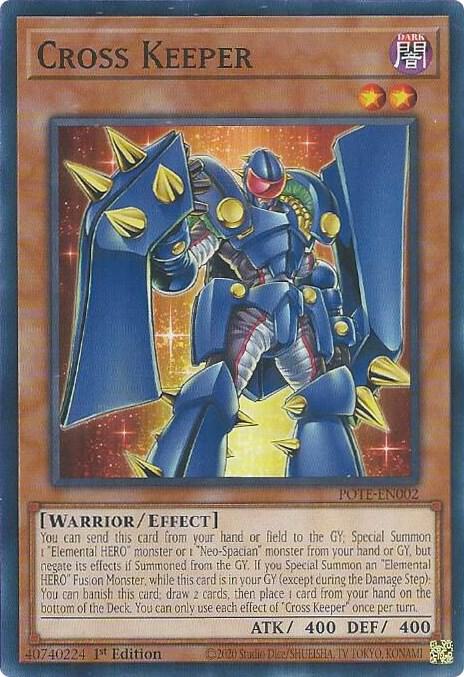 Cross Keeper POTE-EN002 card from Power of the Elements