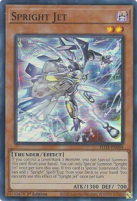 Spright Jet POTE-EN004 card from Power of the Elements