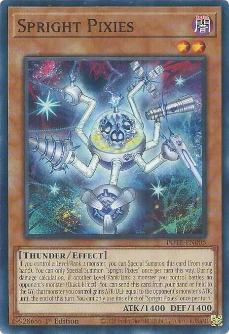 Spright Pixies POTE-EN005 card from Power of the Elements