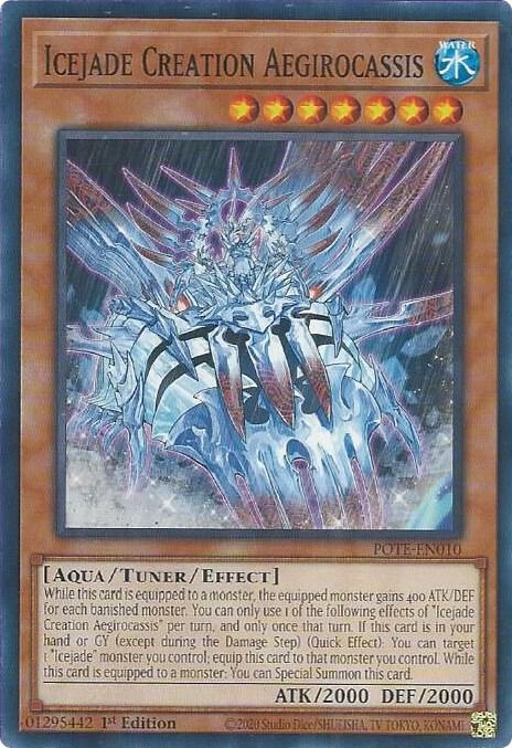 Icejade Creation Aegirocassis POTE-EN010 card from Power of the Elements