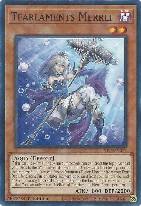Tearlaments Merrli POTE-EN012 card from Power of the Elements
