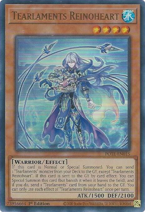Tearlaments Reinoheart POTE-EN015 card from Power of the Elements