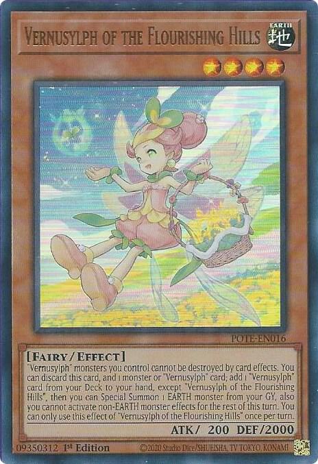 Vernusylph of the Flourishing Hills POTE-EN016 card from Power of the Elements