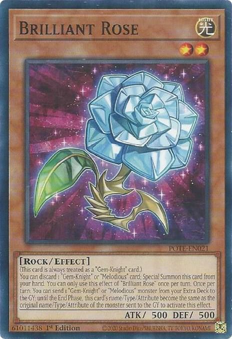 Brilliant Rose POTE-EN021 card from Power of the Elements