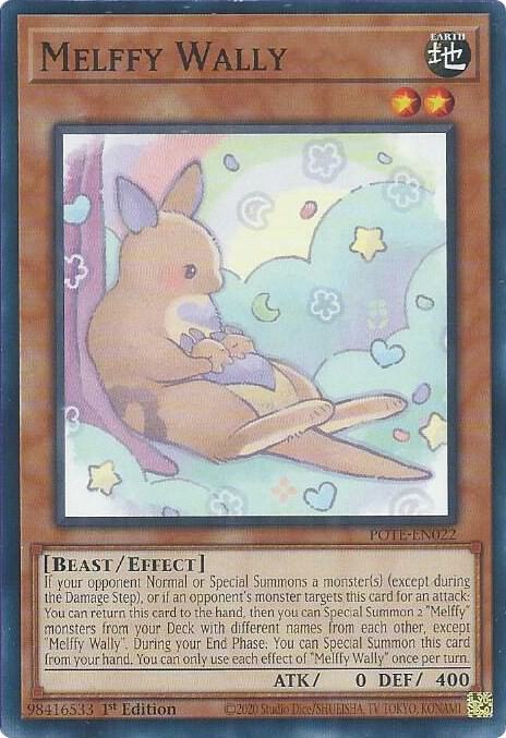 Melffy Wally POTE-EN022 card from Power of the Elements