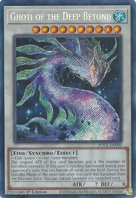 Ghoti of the Deep Beyond POTE-EN000 card from Power of the Elements