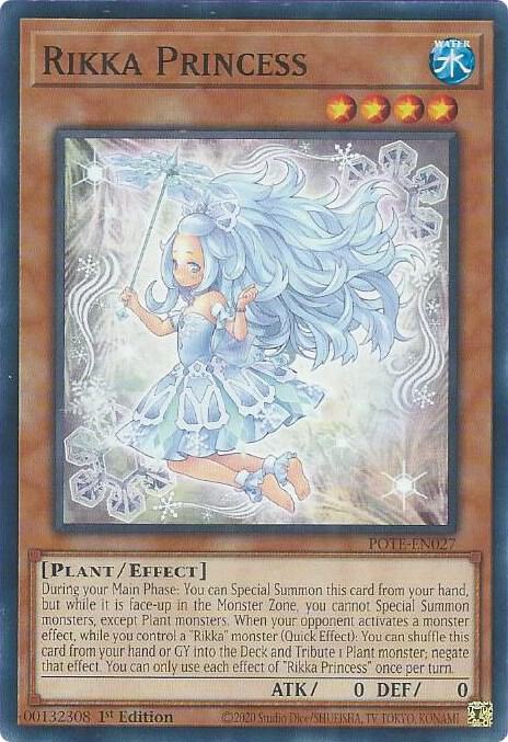 Rikka Princess POTE-EN027 card from Power of the Elements