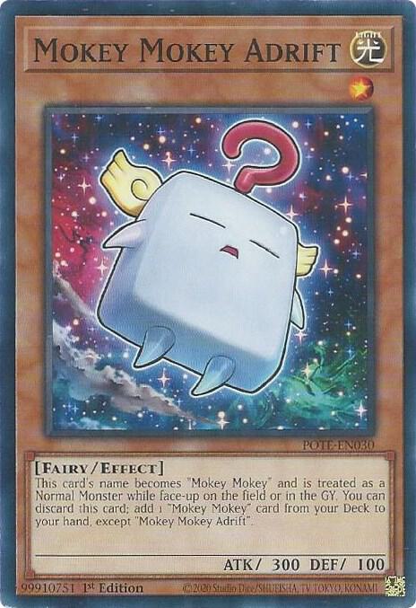 Mokey Mokey Adrift POTE-EN030 card from Power of the Elements