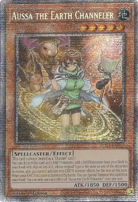 Aussa the Earth Channeler (Starlight Rare) POTE-EN032 card from Power of the Elements