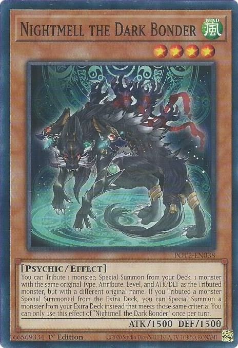 Nightmell the Dark Bonder POTE-EN038 card from Power of the Elements