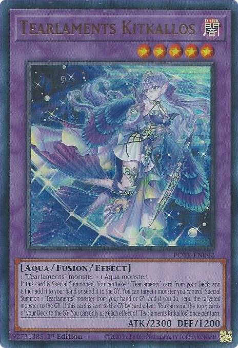 Tearlaments Kitkallos POTE-EN042 card from Power of the Elements