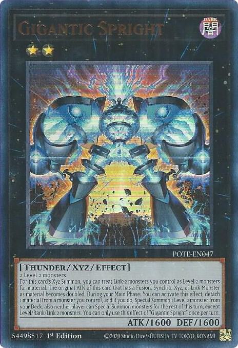 Gigantic Spright POTE-EN047 card from Power of the Elements