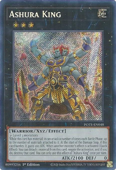 Ashura King POTE-EN048 card from Power of the Elements