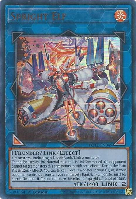 Spright Elf POTE-EN049 card from Power of the Elements