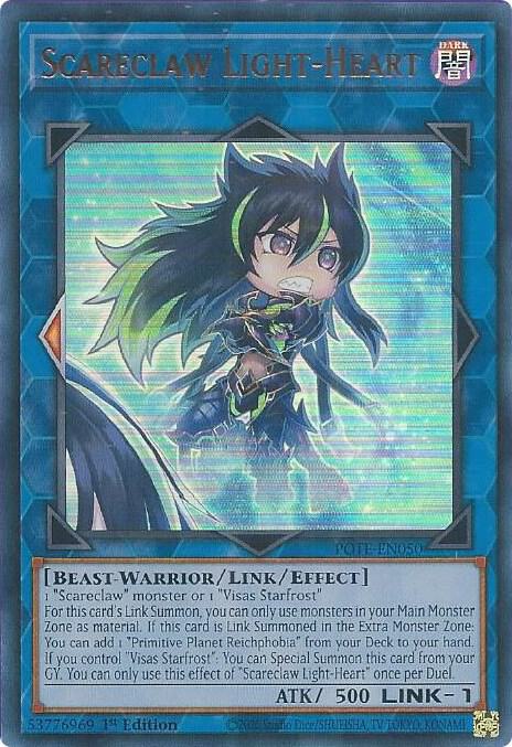 Scareclaw Light-Heart POTE-EN050 card from Power of the Elements