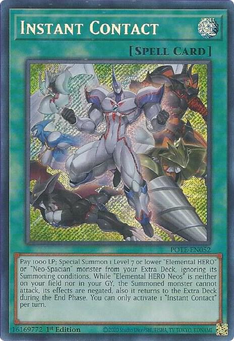 Instant Contact POTE-EN052 card from Power of the Elements